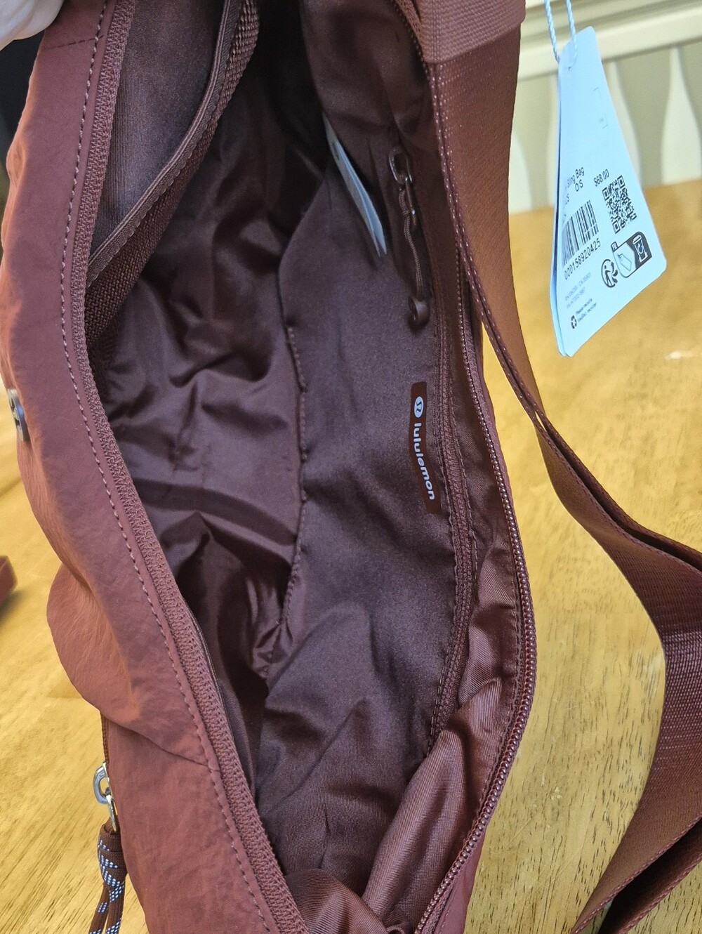 Lululemon Cranberry Charm Slouchy Sling crossbody bag & Wallet Dual Wristlet Set - Picture 6 of 11